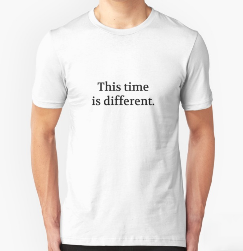 This time is different